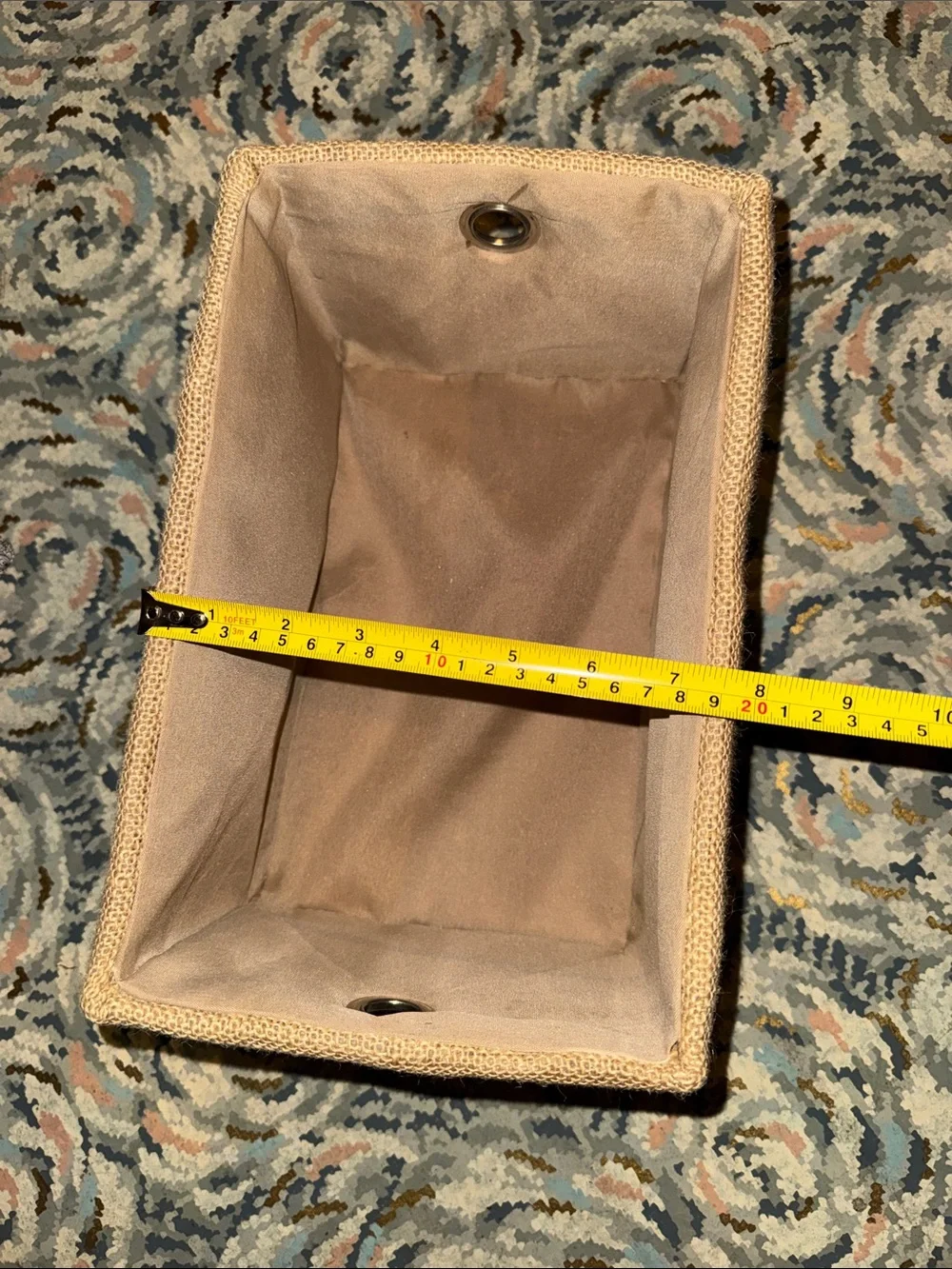 Burlap Basket